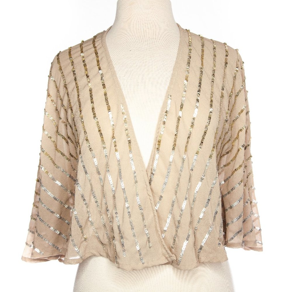 Bar III Sequin Cover Up Size S/M